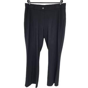 Betabrand Black Bootcut Stretch High Rise Yoga Work Pants Size XL Long